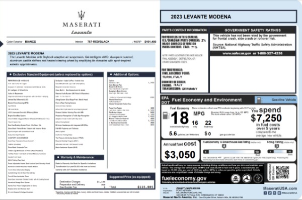 New 2023 Maserati Levante Modena for sale Sold at Maserati of Greenwich in Greenwich CT 06830 23