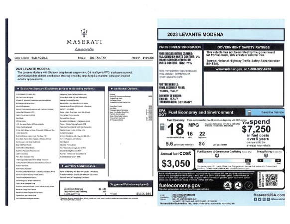 New 2023 Maserati Levante Modena for sale Sold at Maserati of Greenwich in Greenwich CT 06830 28