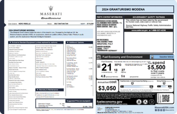 New 2024 Maserati GranTurismo Modena for sale $199,720 at Maserati of Greenwich in Greenwich CT 06830 27