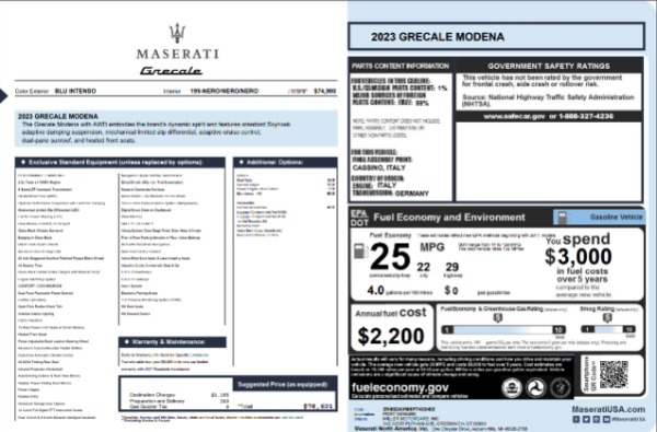 New 2023 Maserati Grecale Modena for sale Sold at Maserati of Greenwich in Greenwich CT 06830 28