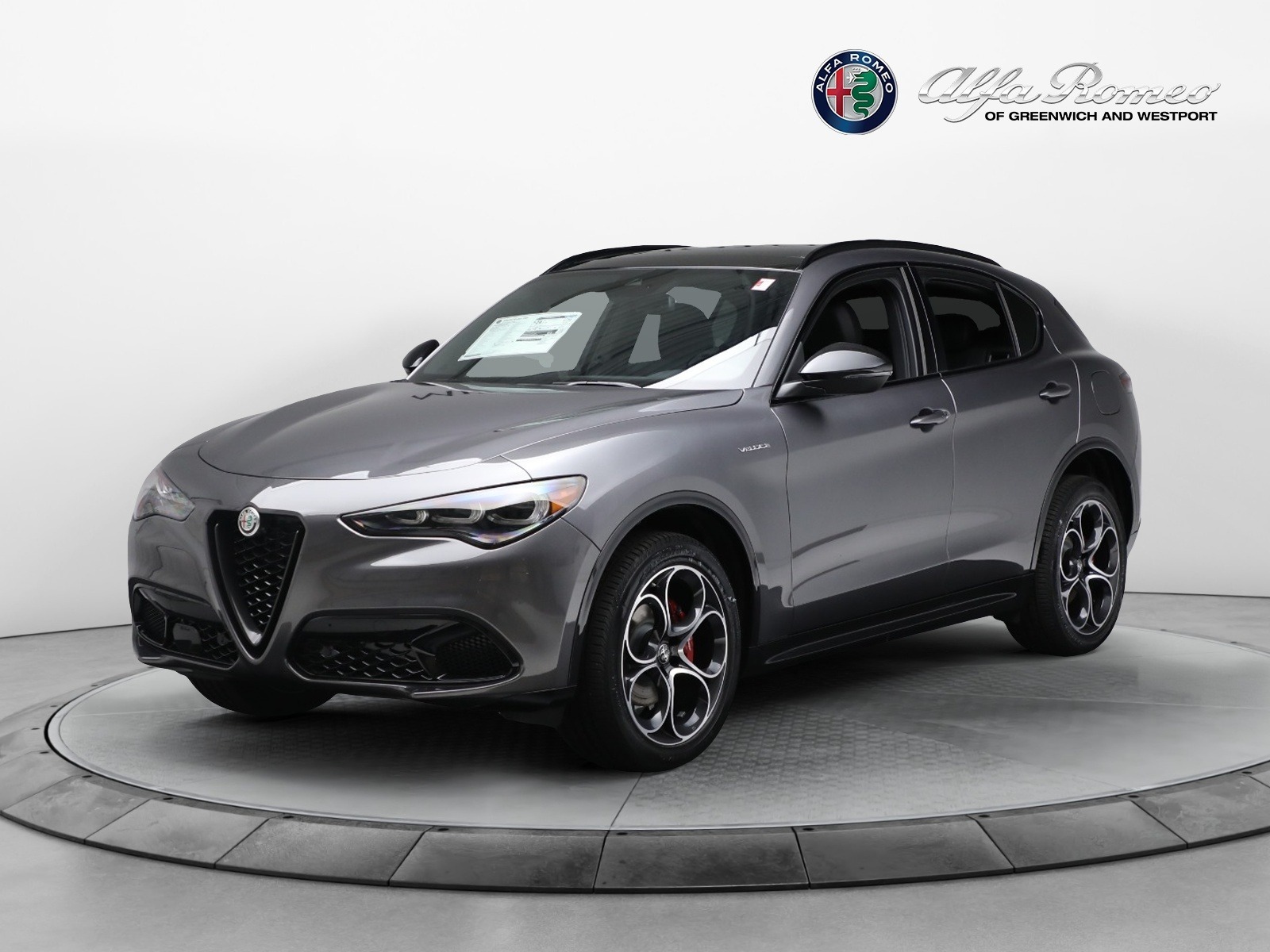 New 2024 Alfa Romeo Stelvio Veloce for sale $56,605 at Maserati of Greenwich in Greenwich CT 06830 1