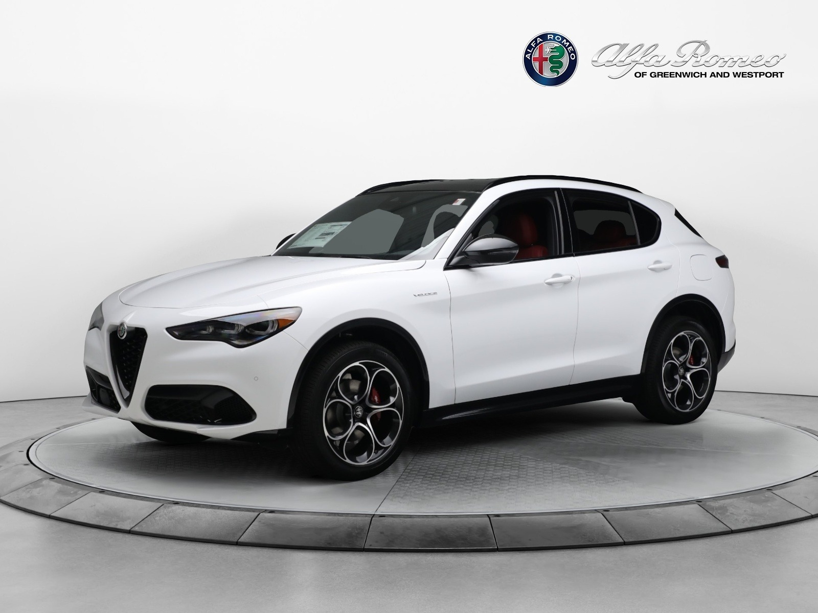 New 2024 Alfa Romeo Stelvio Veloce for sale $57,395 at Maserati of Greenwich in Greenwich CT 06830 1