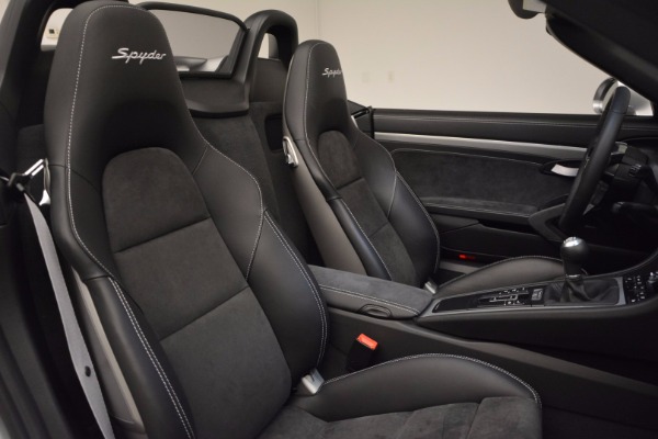 Used 2016 Porsche Boxster Spyder for sale Sold at Maserati of Greenwich in Greenwich CT 06830 25