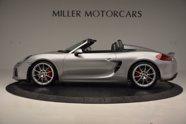 Used 2016 Porsche Boxster Spyder for sale Sold at Maserati of Greenwich in Greenwich CT 06830 3