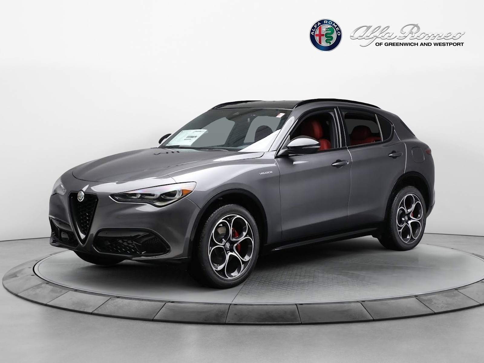 New 2024 Alfa Romeo Stelvio Veloce for sale $58,780 at Maserati of Greenwich in Greenwich CT 06830 1