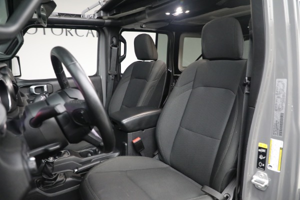 Used 2022 Jeep Wrangler Unlimited Sport Altitude for sale Sold at Maserati of Greenwich in Greenwich CT 06830 15