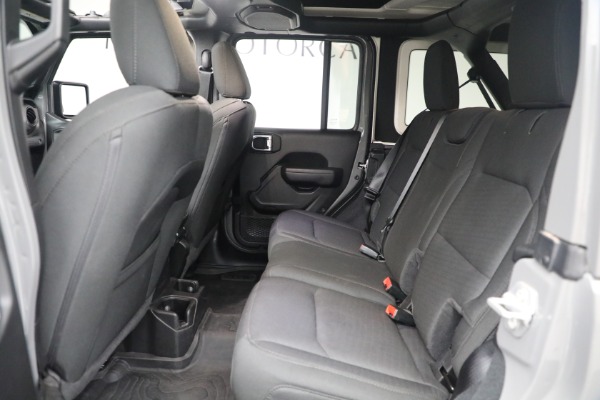 Used 2022 Jeep Wrangler Unlimited Sport Altitude for sale Sold at Maserati of Greenwich in Greenwich CT 06830 17