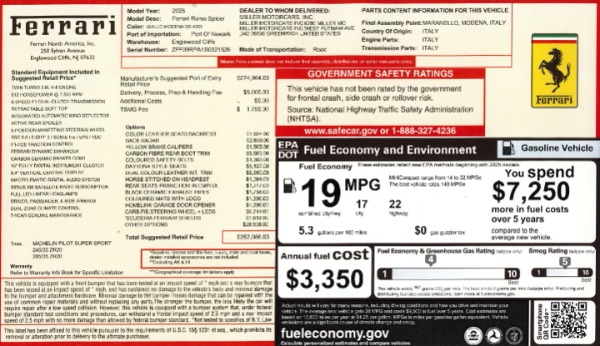 Used 2025 Ferrari Roma Spider for sale $337,900 at Maserati of Greenwich in Greenwich CT 06830 2