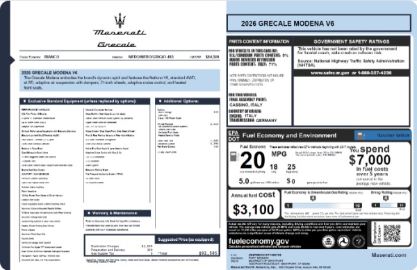 Used 2026 Maserati Grecale Modena for sale $81,370 at Maserati of Greenwich in Greenwich CT 06830 23