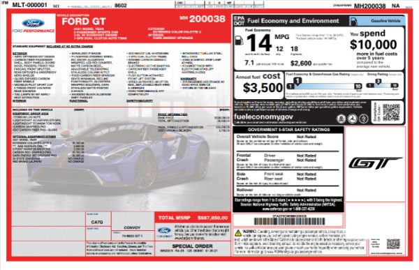 Used 2021 Ford GT for sale Call for price at Maserati of Greenwich in Greenwich CT 06830 2