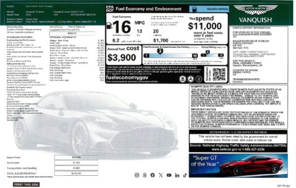 New 2026 Aston Martin Vanquish Volante for sale Call for price at Maserati of Greenwich in Greenwich CT 06830 19