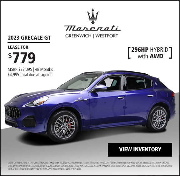 Be one of the first to own the all new Maserati Grecale!
